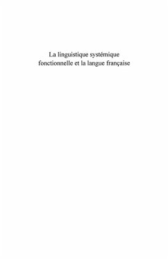La linguistique systemique fonctionnelle et la langue franca (eBook, ePUB) - Collectif