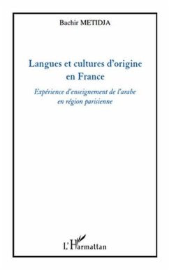 Langues et cultures d'origine en france - experience d'ensei (eBook, PDF)