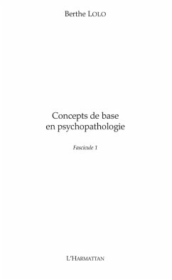 Concepts de base en psychopathologie (eBook, ePUB)