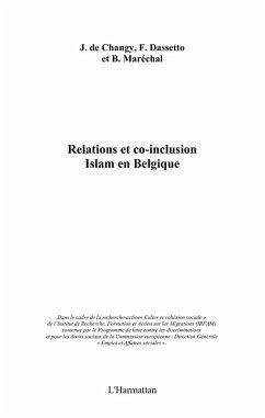 Relations et co-inclusion islam en belgi (eBook, ePUB)