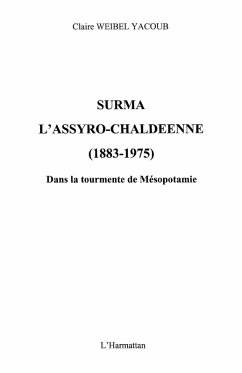 Cover Surma l'assyro-chaldeenne (1883-1975) (eBook, ePUB)