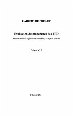 Evaluation des traitements des troubles envahissants du deve (eBook, ePUB) - Graciela Cullere-Crespin