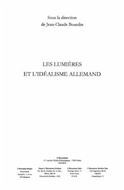 Lumieres et l'idealisme allemand (eBook, PDF) - Bourdin Jean-Claude