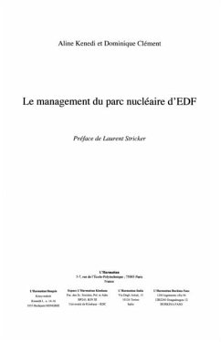 Cover Management du parc nucleaired'edf (eBook, PDF)