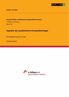 Aspekte der paulinischen Kreuzestheologie (eBook, PDF) - von Otte, Katrin