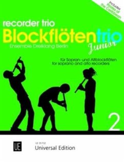 Blockflötentrio Junior für drei Blockflöten (SSA) - Blockflötentrio Junior