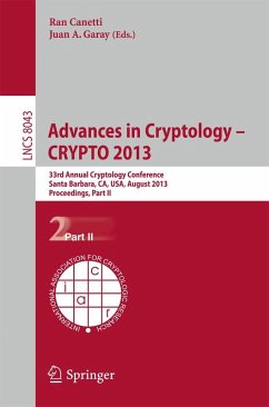Cover Advances in Cryptology - CRYPTO 2013