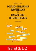 Deutsch-englisches Wörterbuch der Eins-zu-eins-Entsprechungen in zwei Bänden (eBook, ePUB)