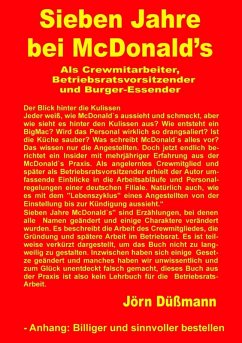 Sieben Jahre bei McDonald's (eBook, ePUB) - Düßmann, Jörn