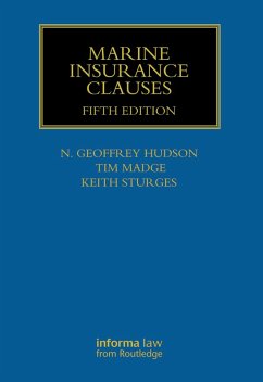 Cover Marine Insurance Clauses (eBook, PDF)