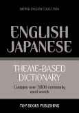 Theme-based dictionary British English-Japanese - 3000 words (eBook, ePUB)