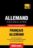 Vocabulaire Français-Allemand pour l'autoformation - 9000 mots (eBook, ePUB)