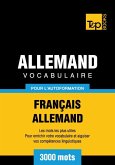 Vocabulaire Français-Allemand pour l'autoformation - 3000 mots (eBook, ePUB)