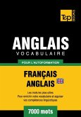 Vocabulaire Français-Anglais britannique pour l'autoformation - 7000 mots (eBook, ePUB)