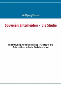 Souverän entscheiden - Die Studie (eBook, ePUB) Cover Souverän entscheiden - Die Studie (eBook, ePUB)