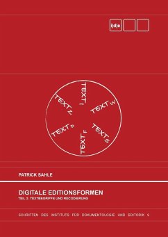 Digitale Editionsformen - Teil 3: Textbegriffe und Recodierung (eBook, ePUB)