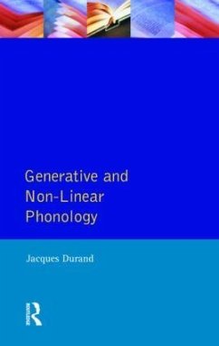 Generative and Non-Linear Phonology - Durand, Jacques
