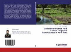 Evaluation Of Lined And Unlined Irrigation Watercourses In KDR, AFG