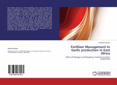 Fertilizer Management In Garlic production in East Africa