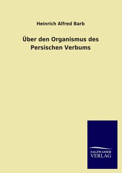 Cover Über den Organismus des Persischen Verbums