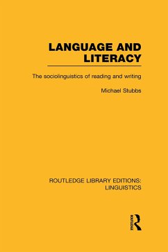 Language and Literacy - Stubbs, Michael