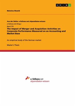 The Impact of Merger and Acquisition Activities on Corporate Performance Measured on an Accounting and Market Base - Woznik, Malwina