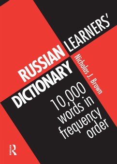 Russian Learners' Dictionary (eBook, ePUB) - Brown, Nicholas