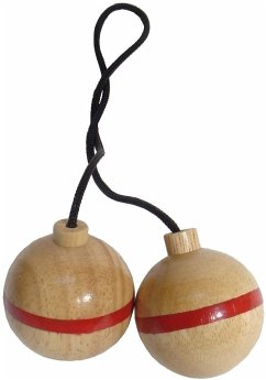 BEX 599-519 Leitergolf Ersatz Bälle, 3 Sets mit rotem Ring, Gummibaum Holz