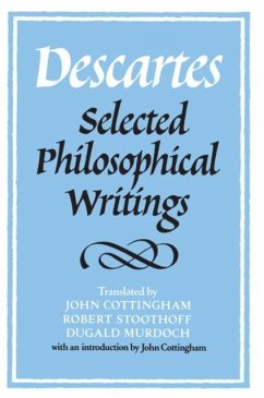 Descartes: Selected Philosophical Writings (eBook, PDF) - Descartes, Rene