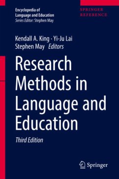 Research Methods in Language and Education, m. 1 Buch, m. 1 E-Book / Encyclopedia of Language and Education