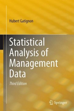 Statistical Analysis of Management Data - Gatignon, Hubert