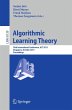 Algorithmic Learning Theory - Bild 1