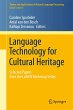 Language Technology for Cultural... - Bild 1