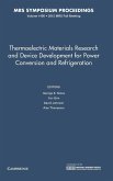 Thermoelectric Materials Research and Device Development for Power Conversion and Refrigeration
