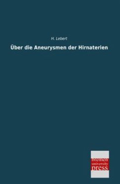 Über die Aneurysmen der Hirnaterien