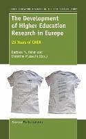 The Development of Higher Education Research in Europe