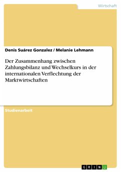 Der Zusammenhang zwischen Zahlungsbilanz und Wechselkurs in der internationalen Verflechtung der Marktwirtschaften (eBook, PDF) - Suárez Gonzalez, Denis; Lehmann, Melanie