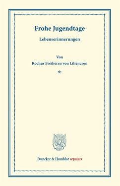 Frohe Jugendtage. - Liliencron, Rochus von