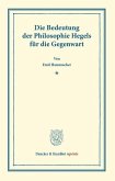 Die Bedeutung der Philosophie Hegels