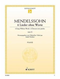 Cover 6 Lieder ohne Worte op.53, Klavier