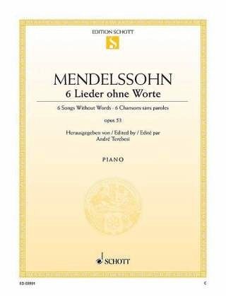 6 Lieder ohne Worte op.53, Klavier 6 Lieder ohne Worte op.53, Klavier