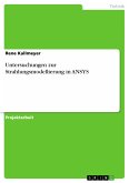 Untersuchungen zur Strahlungsmodellierung in ANSYS (eBook, PDF)