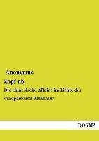 Zopf ab - Anonym