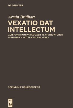 ,Vexatio dat intellectum' - Brülhart, Armin