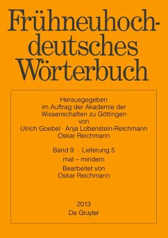 Frühneuhochdeutsches Wörterbuch, Band 9/Lieferung 5, mat ¿ mindern