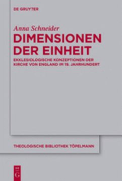 Dimensionen der Einheit - Schneider, Anna