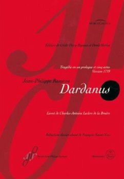 Cover Dardanus (Version 1739), Klavierauszug
