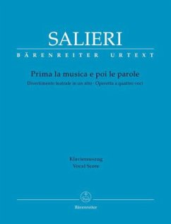 Prima la musica e poi le parole, Klavierauszug - Salieri, Antonio