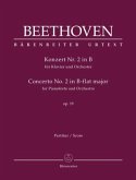 Konzert Nr. 2 in B für Klavier und Orchester op. 19, Partitur Konzert Nr. 2 in B für Klavier und Orchester op. 19, Partitur