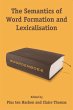 The Semantics of Word Formation and... - Bild 1